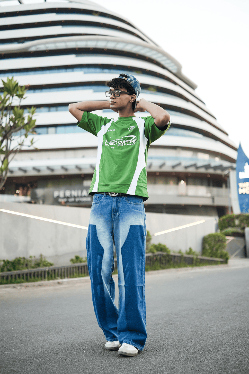 DEAZY Drift Panel Denim — Dual Wash Baggy Fit